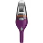 Black+Decker NVC115W-QW Aspirateur main sans fil 8 Air Watts, batterie 3.6V 1.5Ah, bol 385 ml, couleur Bordeaux