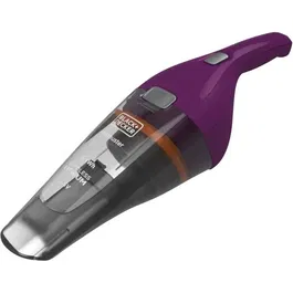Black+Decker NVC115W-QW Aspirateur main sans fil 8 Air Watts, batterie 3.6V 1.5Ah, bol 385 ml, couleur Bordeaux