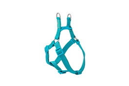 Freedog Harnais Nylon Basic de type A Turquoise 10mm 20/36cm