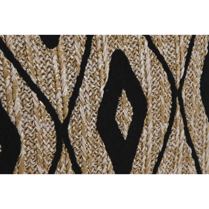 Coussin Home ESPRIT Noir Naturel 42 x 15 x 42 cm Coussin Home ESPRIT Noir Naturel 42 x 15 x 42 cm