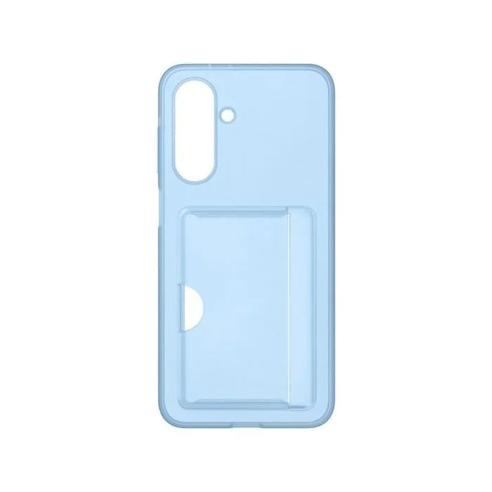 Samsung Galaxy A26 Coque de protection arrière avec emplacement pour cartes, bleue, en plastique, pour Galaxy A26 5G - Protection complète des ports et boutons