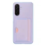Samsung Galaxy A26 Coque de protection arrière avec emplacement pour cartes, bleue, en plastique, pour Galaxy A26 5G - Protection complète des ports et boutons