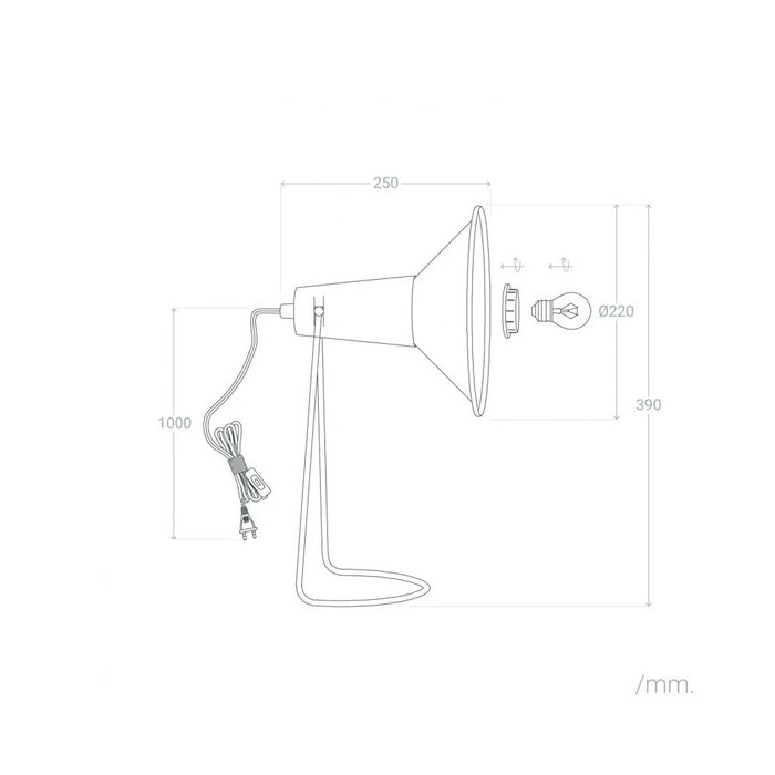 Lampe de table Abha Flexo avec abat-jour orientable en acier SKD-T1014 pour ambiance nordique Lampe de table Abha Flexo avec abat-jour orientable en acier SKD-T1014 pour ambiance nordique