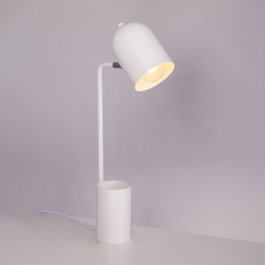 Abha Lampe De Table Flexo en Acier avec Culot E27