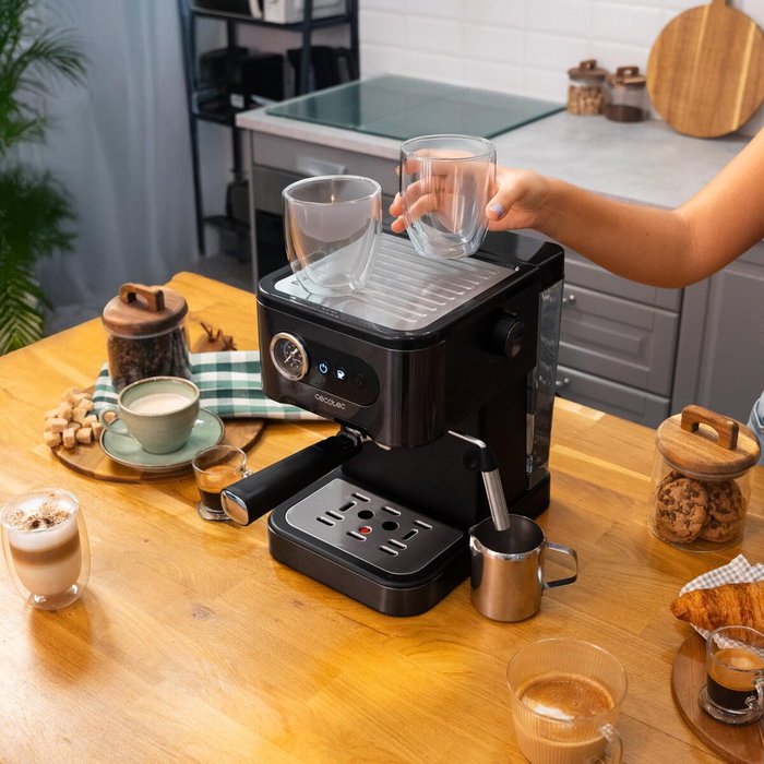 Cecotec Machine à Expresso Power Espresso 20 Pro 20 bar 1,5L buse vapeur acier