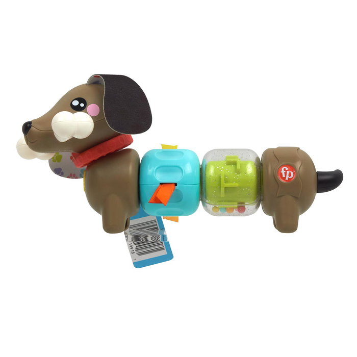 Fisher-Price - Perrito Pet Pals HTW91 - Jouet d'éveil pour bébé avec sons et rotation - Jouet sensoriel avec comptes colorés et textures - Dès 6 mois Fisher-Price - Perrito Pet Pals HTW91 - Jouet d'éveil pour bébé avec sons et rotation - Jouet sensoriel avec comptes colorés et textures - Dès 6 mois