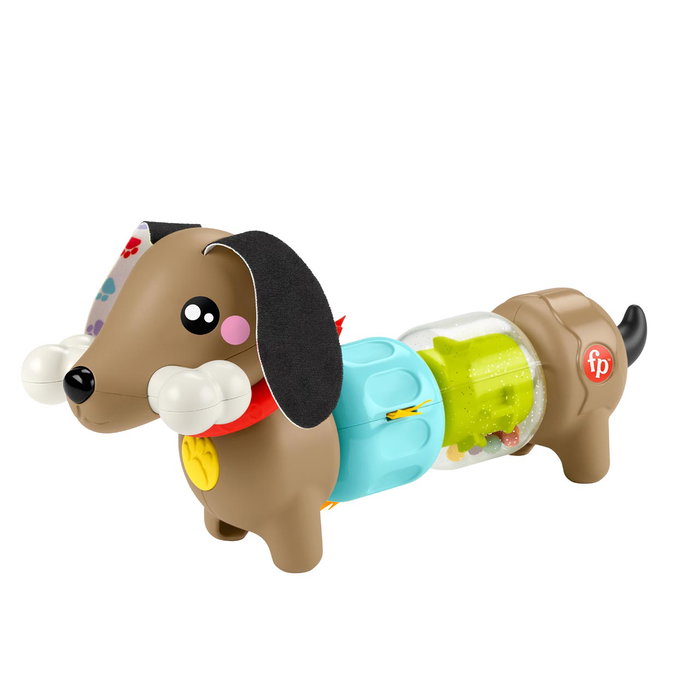 Fisher-Price - Perrito Pet Pals HTW91 - Jouet d'éveil pour bébé avec sons et rotation - Jouet sensoriel avec comptes colorés et textures - Dès 6 mois Fisher-Price - Perrito Pet Pals HTW91 - Jouet d'éveil pour bébé avec sons et rotation - Jouet sensoriel avec comptes colorés et textures - Dès 6 mois