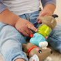 Fisher-Price - Perrito Pet Pals HTW91 - Jouet d'éveil pour bébé avec sons et rotation - Jouet sensoriel avec comptes colorés et textures - Dès 6 mois