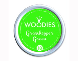 Woodies Almohadilla de tinta Grasshoper Green diam. 38x22mm.
