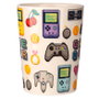 PUCKATOR Tasse à anse 3D, design joystick pixel 'Game Over', décoration jeu vidéo rétro, 11x14.5x8.5 cm