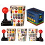 PUCKATOR Tasse à anse 3D, design joystick pixel 'Game Over', décoration jeu vidéo rétro, 11x14.5x8.5 cm