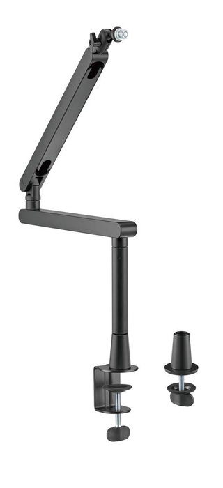 Phoenix ErgoFlex Braze articulé pour microphone, perfil bajo, métal, gestion de câbles intégrée, montage sur bureau
