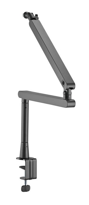 Phoenix ErgoFlex Braze articulé pour microphone, perfil bajo, métal, gestion de câbles intégrée, montage sur bureau