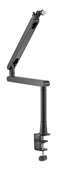 Phoenix ErgoFlex Braze articulé pour microphone, perfil bajo, métal, gestion de câbles intégrée, montage sur bureau