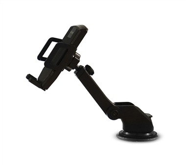 ELBE ACC-102 Support de téléphone ventouse pour voiture - Support universel ajustable (60-90mm) pour une conduite sécurisée