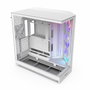 NZXT H9 Flow RGB - Boîtier Moyen-tour - Blanc