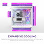 NZXT H9 Flow RGB - Boîtier Moyen-tour - Blanc