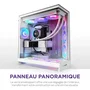 NZXT H9 Flow RGB Boîtier PC Gamer Moyen-Tour Blanc - Double Chambre, 3 Ventilateurs RGB Inclus, Panneau Verre, Airflow Mesh, CM-H92FW-R1