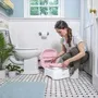 Ingenuity INGENUITY - Marche-pied et pot d'apprentissage 3 en 1 avec cuvette amovible et base antidérapante - Rose