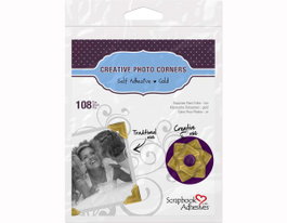 Scrapbook Adhesives by 3L Coins adhésifs en papier or 12mm