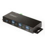 Startech 5 gr7Aindrm Hub USB 7 ports USB 3.2 Gen 2 Type A avec Battery Charging 1.2 - Montage mural, sobre mesa, rail DIN - Noir