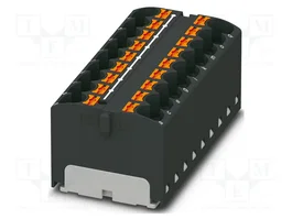 PHOENIX CONTACT PTFIX 18X4 BK Connecteur pour rail 32A 450V