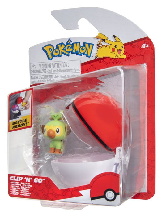 Jazwares Pokémon Clip 'n' Go Wave 21 - Ouistempo & Poké Ball