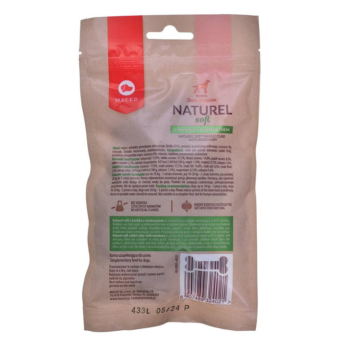 Maced Snack pour chiens Lapin 100 g Maced Snack pour chiens Lapin 100 g