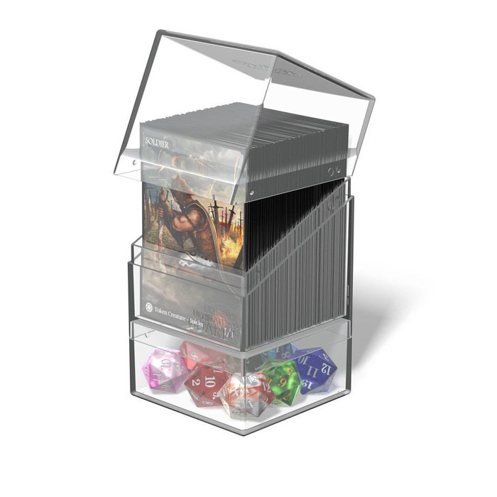 Ultimate Guard Boulder'n'Tray 100+ - Clear Ultimate Guard Boulder'n'Tray 100+ - Clear