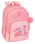 Safta Moos Passion Mochila doble adapt.carro reciclado, sac à dos réversible poussette, dimensions 32x42x15 cm, âge recommandé 3 ans