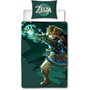 Zelda Parure de lit réversible en microfibre 140 x 200 cm, Multicolore