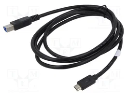 DIGITUS Câble USB 3.1 USB B vers USB C, 1,8m, noir