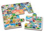Cayro - Jeu de société en bois Parchís et Oca (jeu de l'oie) dans boîte métal - Dimensions 12x19,5x5 cm - Instructions multilingues incluant français
