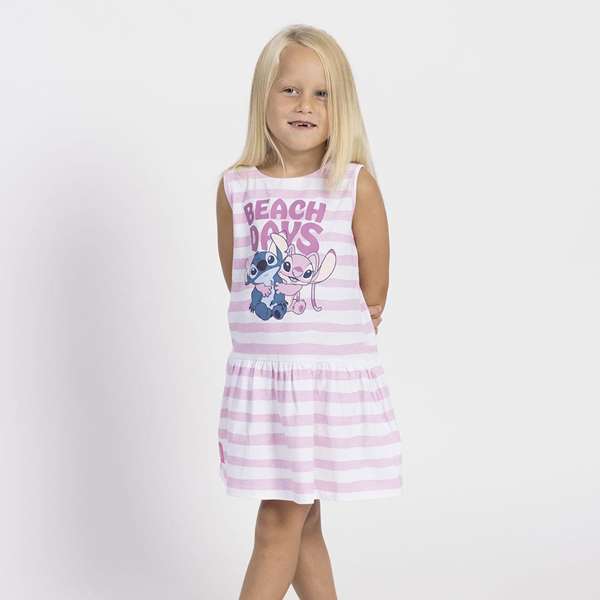 Cerdà - Vestido single jersey stitch 12 ans - Taille 12 ans - Couleur rose - Minimum 3 ans