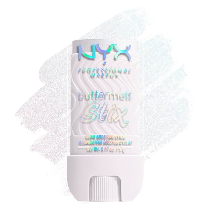 Nyx Professional Make Up Buttermelt Stix Illuminateur Crémeux #That's So Melt, 5 g, pour visage et corps, avec beurre de coco et de cupuaçu, hydratant, effet éclat naturel
