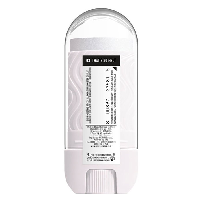 Nyx Professional Make Up Buttermelt Stix Illuminateur Crémeux #That's So Melt, 5 g, pour visage et corps, avec beurre de coco et de cupuaçu, hydratant, effet éclat naturel