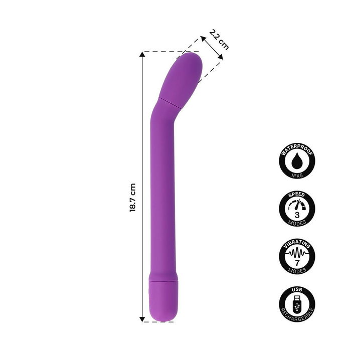 Vibrateur G-Spot Virgite Pourpre