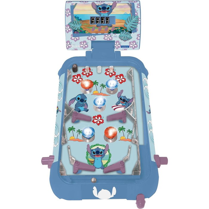 Lexibook Flipper Électronique Disney Stitch Bleu avec Lumières et Sons