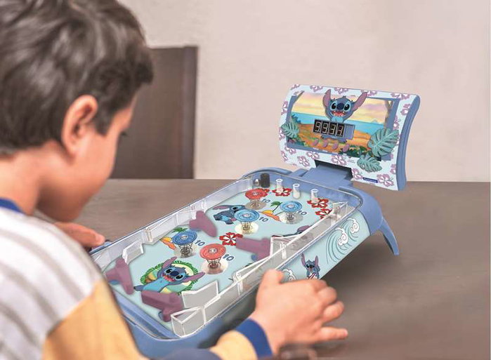 Lexibook Flipper Électronique Disney Stitch Bleu avec Lumières et Sons