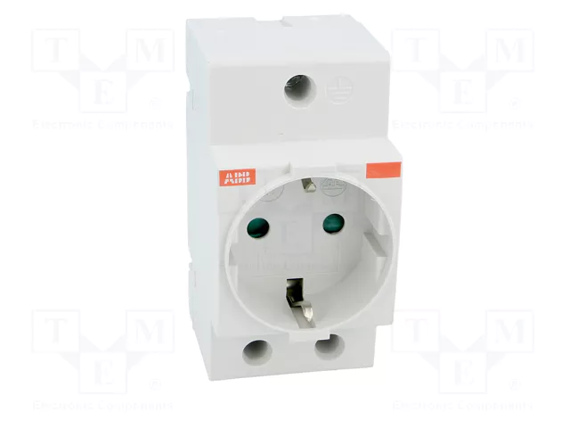 ABB Prise Schuko simple pour rail DIN