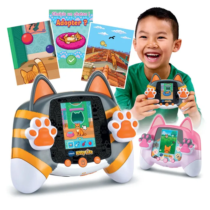 Vtech Kitty Life Gris/Orange Multicolore Vtech Kitty Life Gris/Orange Multicolore