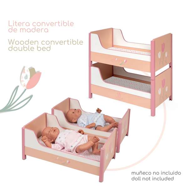 Decuevas - Lit superposé en bois pour enfants - Installation nécessaire - À partir de 3 ans