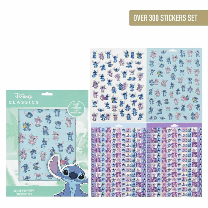 Autocollants Stitch Bleu