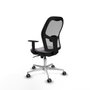 Piqueras y Crespo Chaise de Bureau 1D086G0 Gris