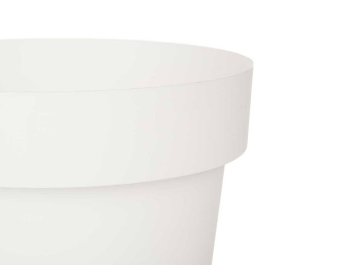 Ibergarden Pot de fleurs en plastique blanc 25 cm de diamètre (Set de 12) Ibergarden Pot de fleurs en plastique blanc 25 cm de diamètre (Set de 12)
