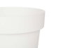 Ibergarden Pot de fleurs en plastique blanc 25 cm de diamètre (Set de 12)