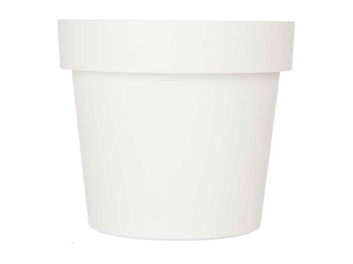 Ibergarden Pot de fleurs en plastique blanc 25 cm de diamètre (Set de 12) Ibergarden Pot de fleurs en plastique blanc 25 cm de diamètre (Set de 12)