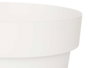 Ibergarden Pot de fleurs en plastique blanc 25 cm de diamètre (Set de 12)