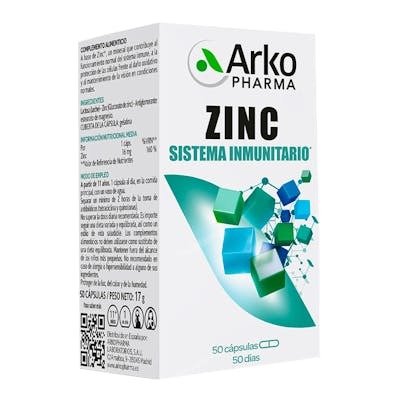 Arkopharma Arkovital Zinc 50 gélules Arkopharma Arkovital Zinc 50 gélules