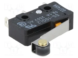 Aratas (Formerly Omron Components) Microcommutateur SNAP ACTION SPDT 10A/250VAC avec levier